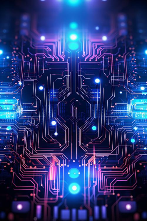 ai数字艺术科技互联网数据芯片背景图